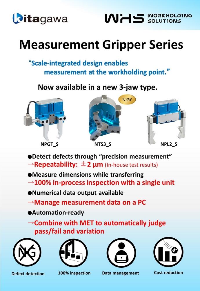 Measuring gripper series